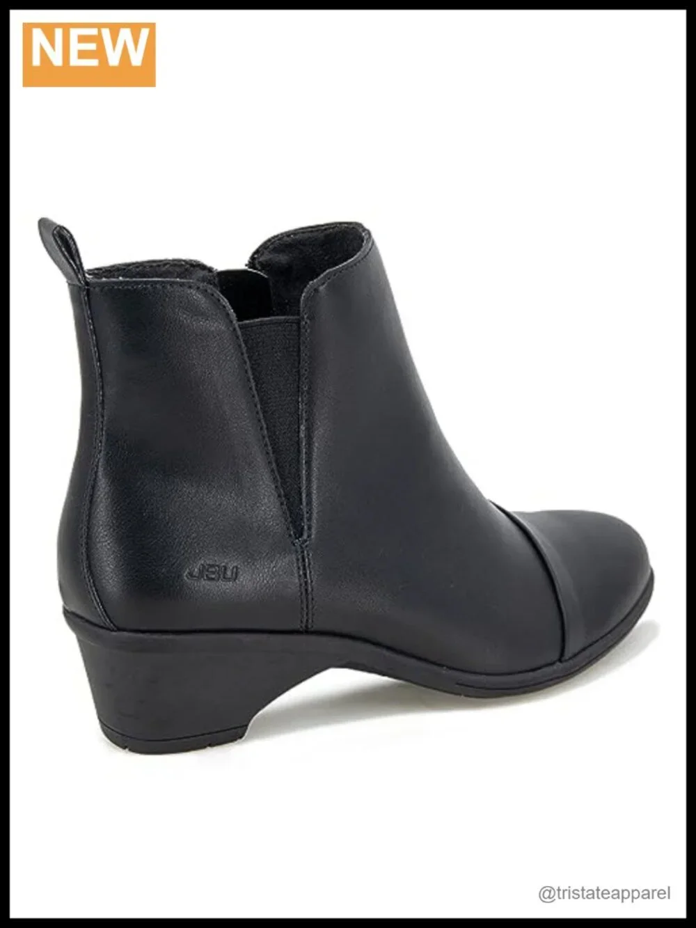 Women's Memory Foam Ankle Booties Pull-On Block Heel Fashion Boots